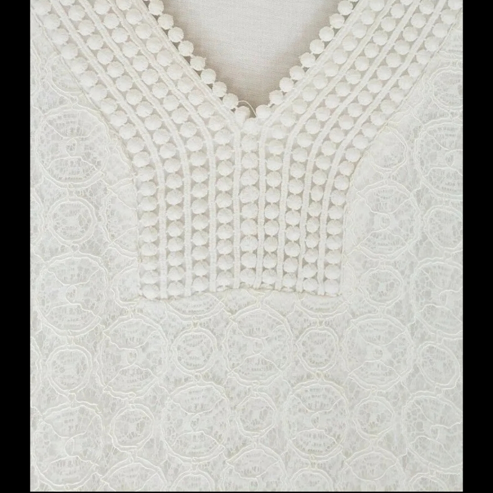 Shannon Ford New York white long-sleeved blouse, xl